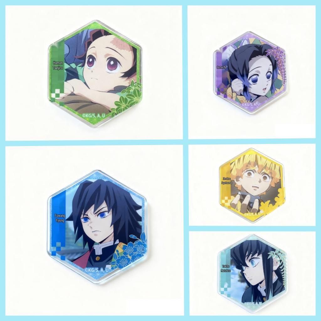 Magnes Demon Slayer: Nezuko & Tanjiro Kreatywna Naklejka Dekoracyjna Anime