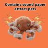 Pet Plush Toy Octopus Dog Interactive Toy Indestructible Bite Resistant Sound Puppy Squeaky Octopu Dogs Rattle For Toys Supplies