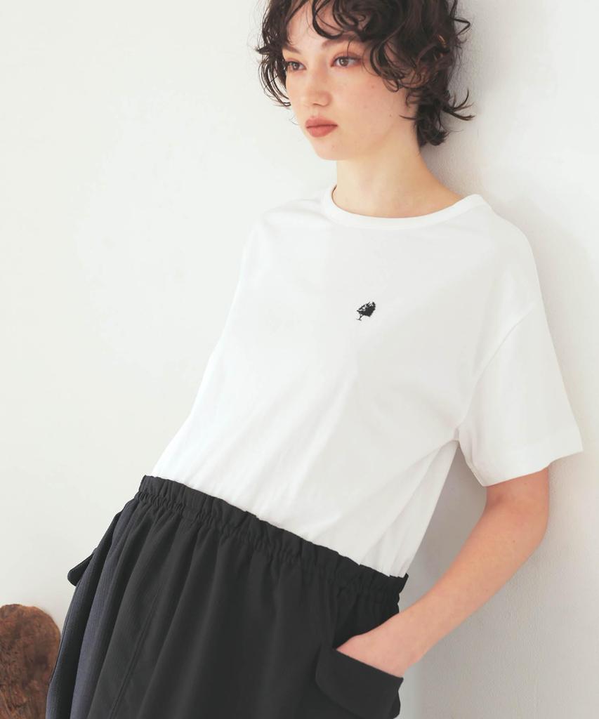 Narue Silk Jersey Docking Room Sizes Women's Dress, White, M-L