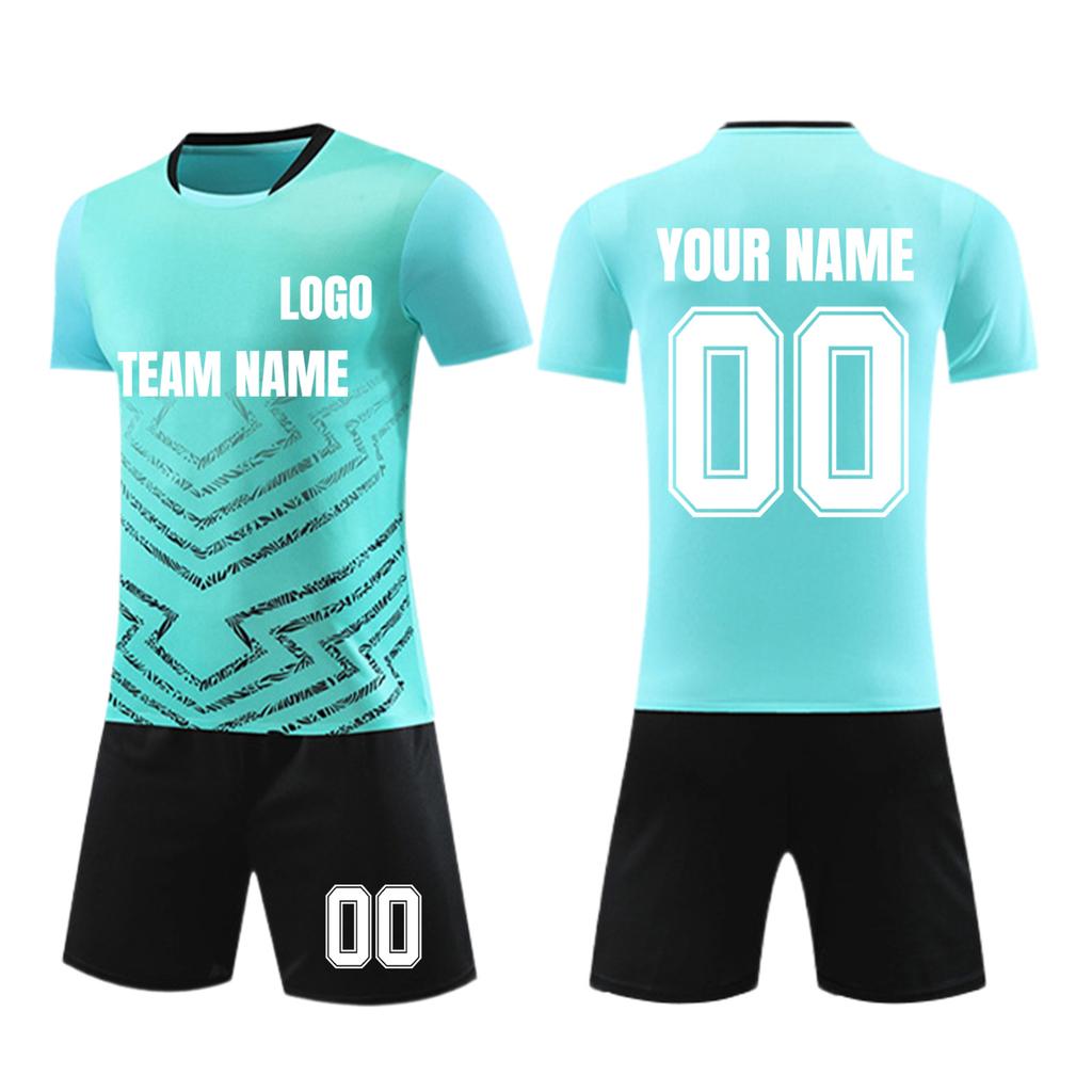 Personalised Shirts Kit Mens Girls With Name Number Custom Football Jerseys For Boys Training Suit