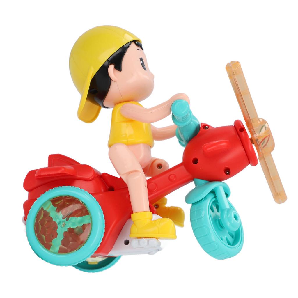 Electric Tricycle Toy Cool Light Dynamic Music Removable Cute Look Trike Musical Toy for Baby Toddlers