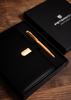 Set Of Pen And Notebook Ptn 339-Not-2-3798 Black + Engraving