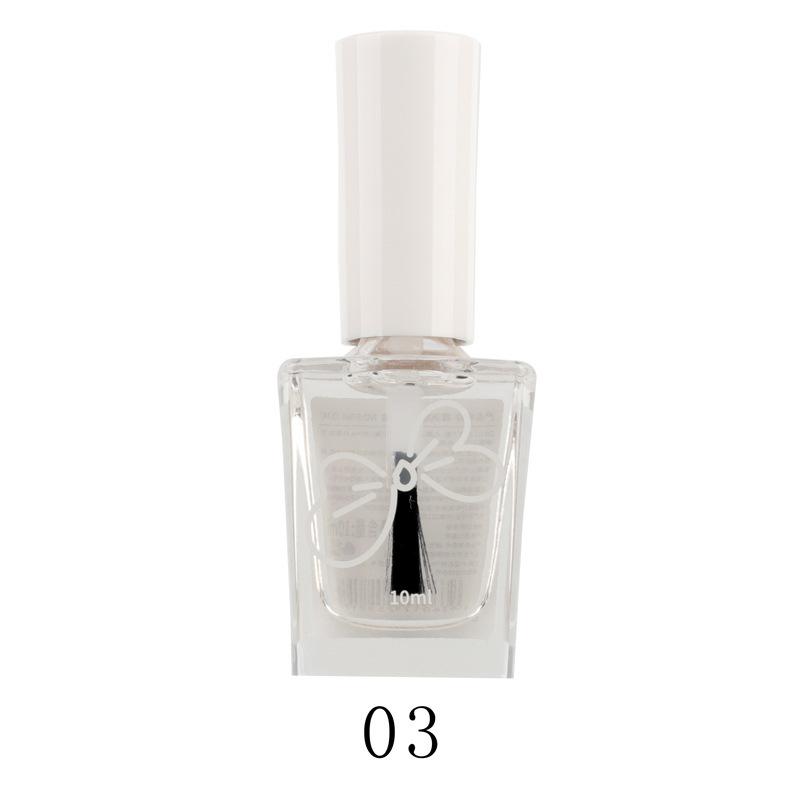 Oil-based Nail Polish No Bake Fast Drying Non-peelable Non-slip Safe Odorless Nude Color Nail Salon Nail Polish