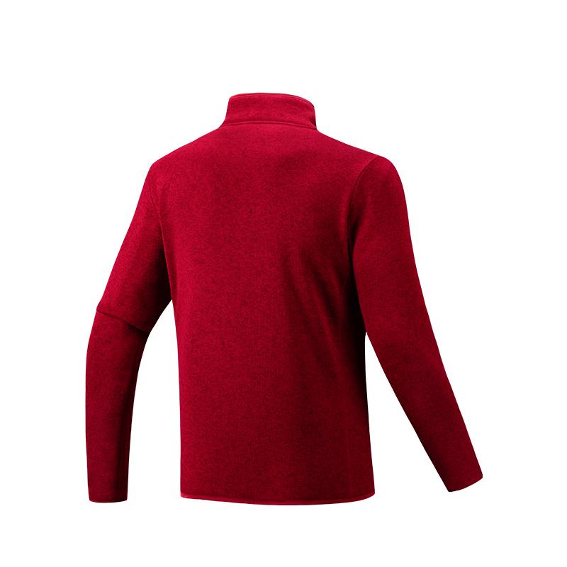 Anta Outdoor Series Casual Minimalist Comfortable Solid Color Stand Collar Zipper Jacket Men jackets 952546701-2