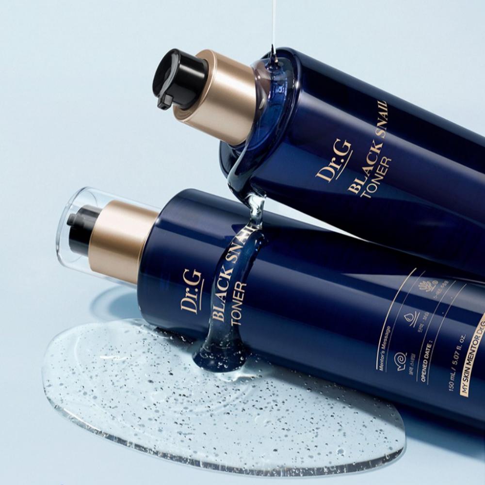 [Gift Set] Dr.G Black Snail Toner 150ml + Emulsion 150ml Special, 1 set