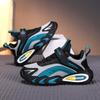 Boys shoes 2025 spring and autumn new mesh children's Velcro boys sports shoes middle and older children's casual shoes trend