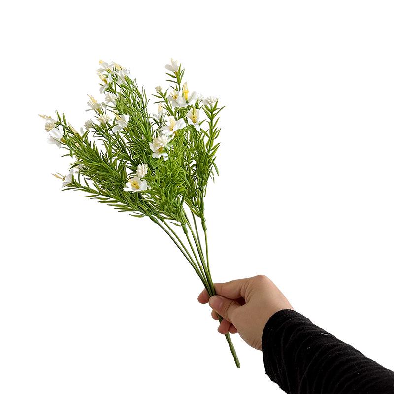 7 Forks Gypsophila Artificial Flowers, Wedding and Home Decoration, Small Bunch Fake Flowers, Aquatic Plant Decor Accessories.