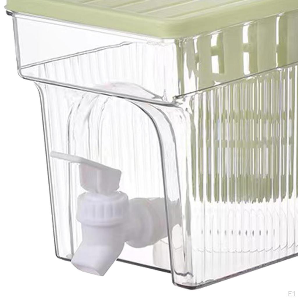 Beverage Dispenser Water Pitcher Storage Iced Juice Lemonade Kettle Portable Jug Drink
