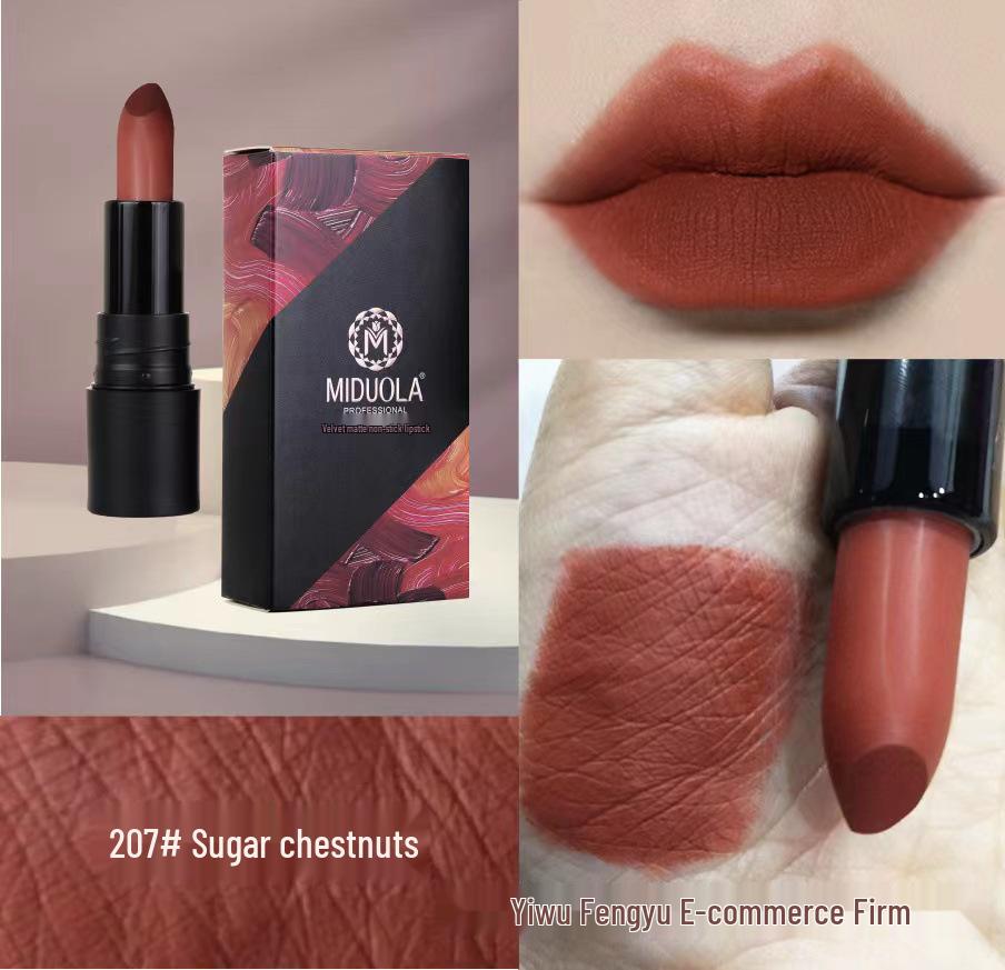 Midorla Velvet Matte Lipstick Set: Long-Lasting, Non-Fade, Moisturizing, Non-Stick Formula.