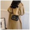 IELGY Fashion Retro Small Square Bag Crossbody All-Match Casual One-Shoulder Female Bag