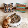 fashion Floral bird art Bohemian vintage soft Comfortable Pillow Case for Sofa Living Room Home office Decor Protective Covers