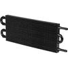 Transmission Oil Cooler, Universal 4 Pass Tube and Fin Design, Compatible with Ford, Chevrolet &Dodge Ram- Black- Aluminium