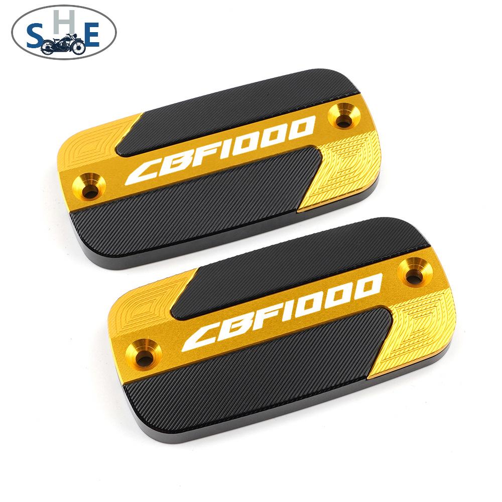 For Honda CBF1000 CBF1000F CBF1000FA Motorcycle CNC Aluminum Accessories Front Brake Fluid Reservoir Cover Cylinder Oil Tank Cap