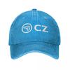 Česká Zbrojovka Uherský Brod Senajan Baseballové čepice CZ USA Distressed Cotton Hats Cap Vintage Outdoor Nastavitelná Snapback Cap