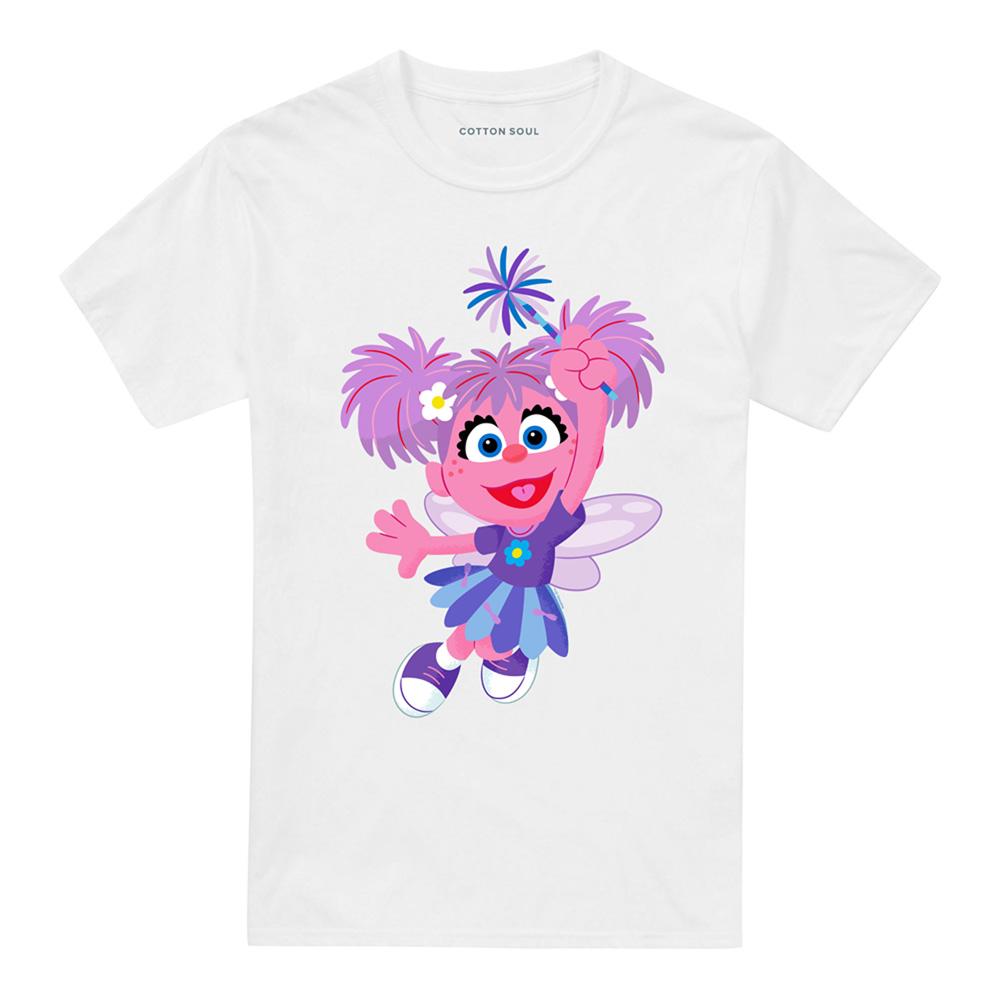 Sesame Street Unisex Adult Furry Friends Forever! Abby Cadabby T-Shirt