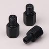 2Pcs Motorcycle Rearview Mirrors Conversion Black Mirror Adapters M10 10Mm M8 8Mm Bolt Clockwise Anti-Clock Right Left Thread