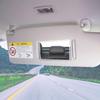 Car Visor HD Vanity Portable Seat Back Stainless Steel Universal Car Interior Vanity Mirror Mirror, Self-Adhesive Mirror,