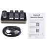 Macro Keyboard Programming Keypad 6 Key 1 Knob Mechanical Keyboard  Button Pad For Hot Swap Gaming Y Keypad