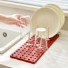 Removable Dish Draining Rack Kitchen Pot Lid Plates Storage Racks Multipurpose Shelf Bowl Drying Holder Kitchen Organizer