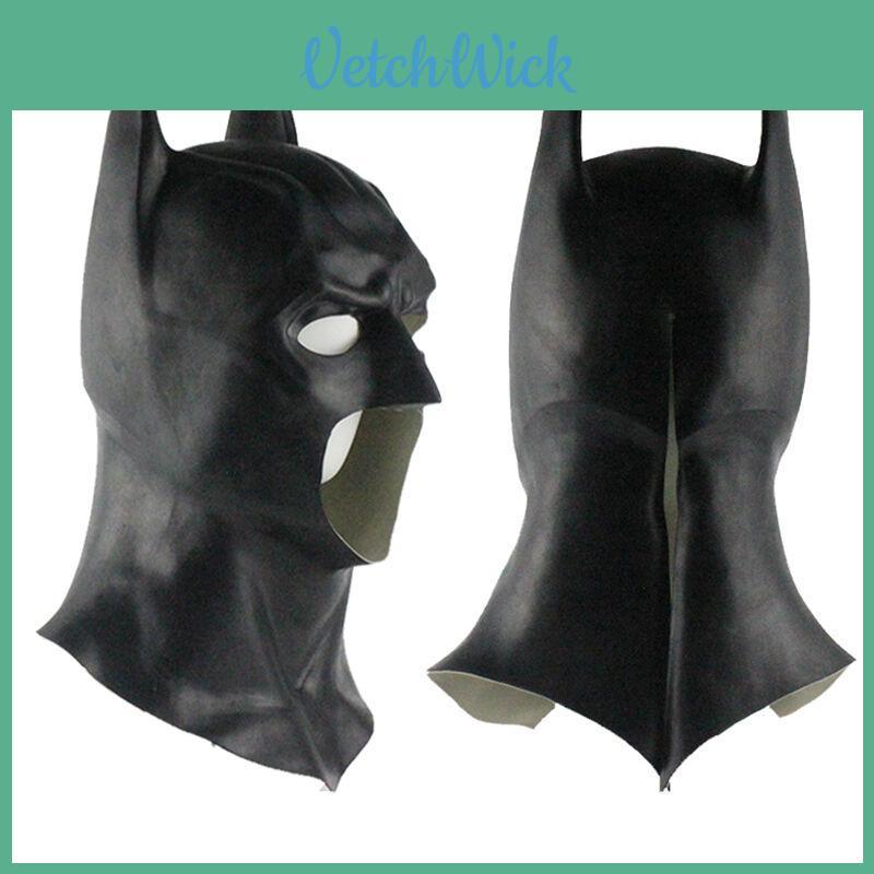 Ultimate Batman Full Mask With Cowl For Adult Cosplay The Dark Knight Rises Halloween Prop