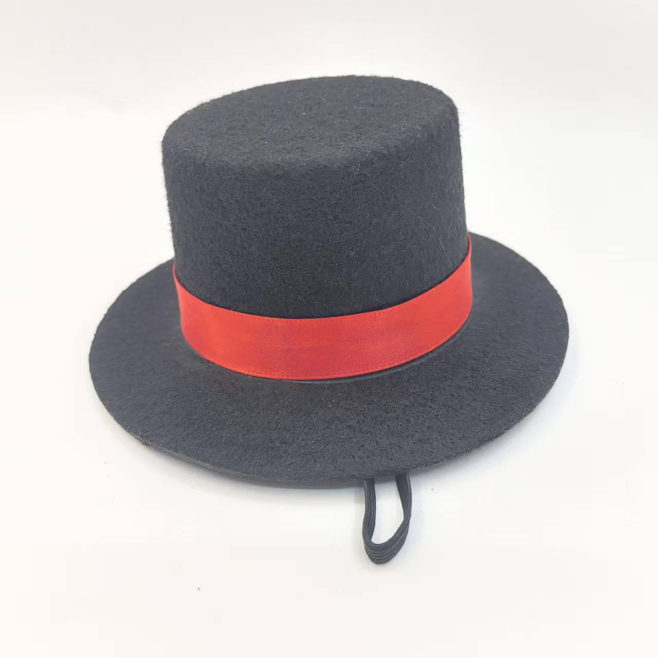Halloween black magician hat pet hat black high hat bow tie tie set black pet hair diamond hat