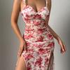 New Sexy Dress Print Summer New Slim