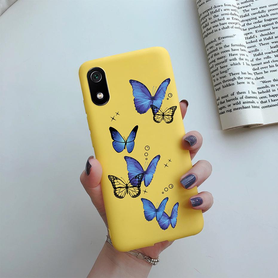 For Xiaomi Redmi 7A Case Daisy Sunflower Painted Soft Silicon Phone Back Cover Cases For Xiaomi Redmi 7A 7 A Redmi7A Case Fundas