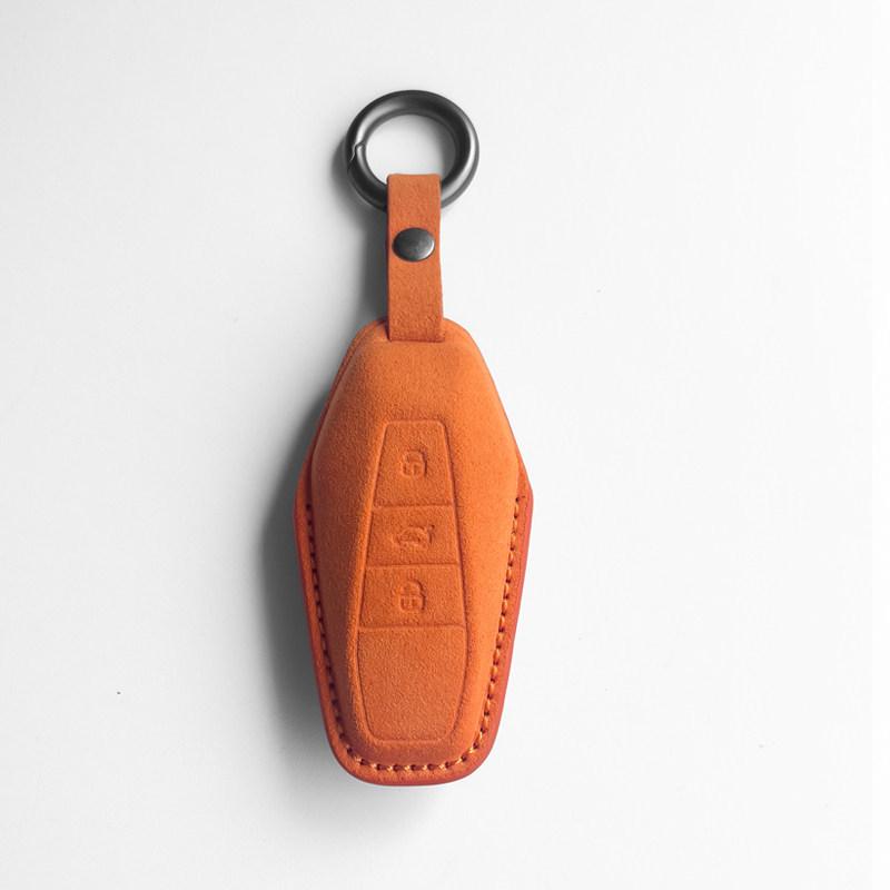 Chery iCar 03 Key Case 2024 Suede Key Bag Shell Buckle Interior Modifications