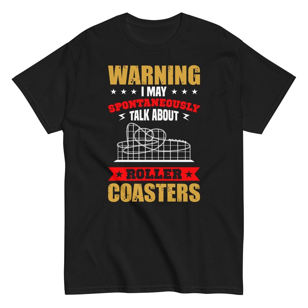 Theme Park Roller Coaster Shirt - Funny Amusement Ride Lover Gift Tee