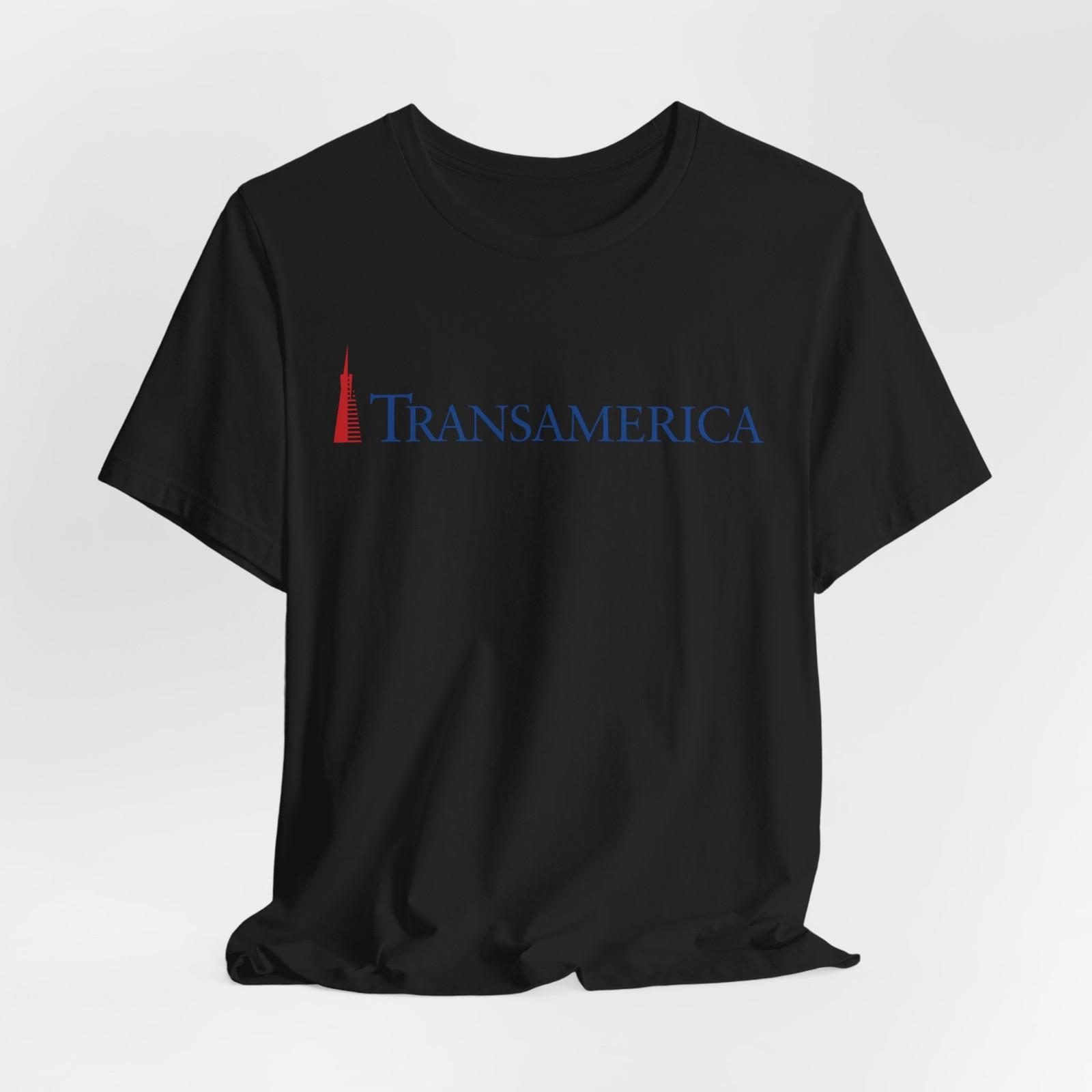 Transamerica Airlines Logo Unisex T-Shirt Black Navy S-5XL S разноцветный