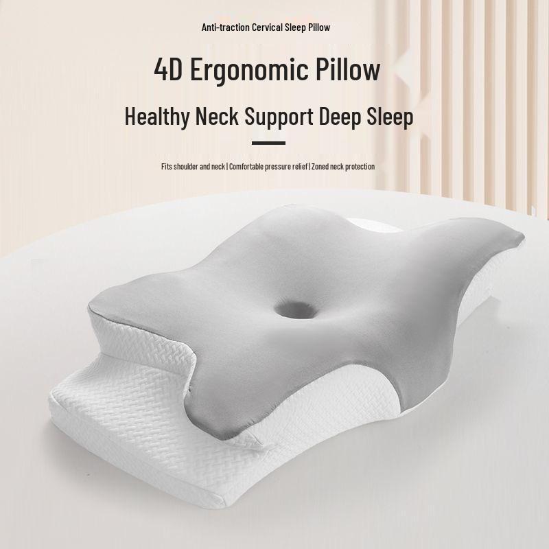 

Butterfly Memory Foam Pillow for Neck Support – Breathable & Slow Rebound, Ideal for Dorm & Single Use, All-Season Comfort