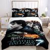 3pcs Harry Potter Deathly Hallows Part 2 Design Bedding Set - Includes 1 Quilt Cover and 2 Pillowcases, Comfortable Bedding