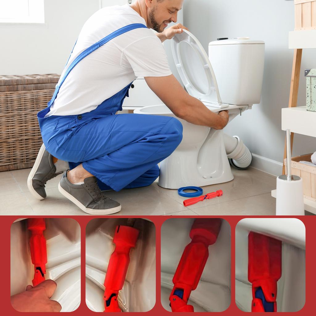 Professional Toilet Seat Repair Wrench Universal Toilet Seat Installation Key 17/13/10mm Anti-Slip Toilet Seat Fitting Spanner