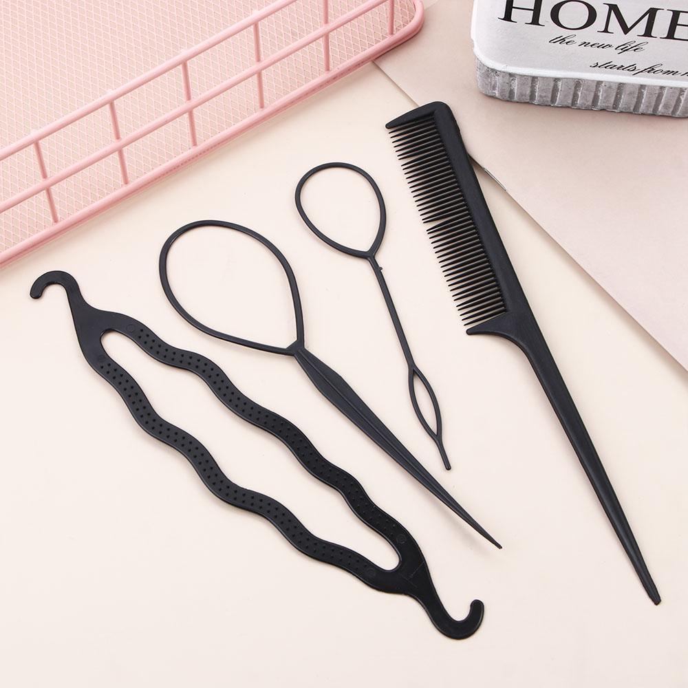 Maker Weave Hair Clip Hair Braiding Tools Hair Dispenser Pull-through Hair Needle Hair Braider Kit