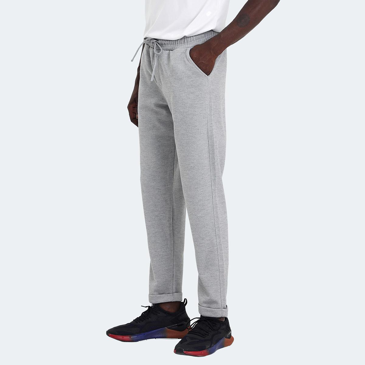 

NADICA-Серые мужские спортивные штаны L серый