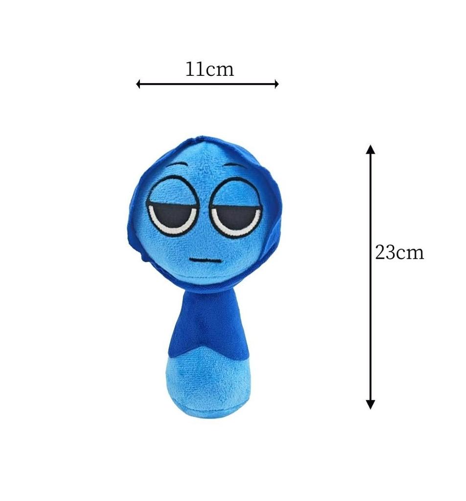 Spranky Plush Toy, 25cm, Horror Game Plush Toy, Soft Animal Pillow Figure, Doll, Christmas Birthday Gift for Adults and Kids (Scarf)