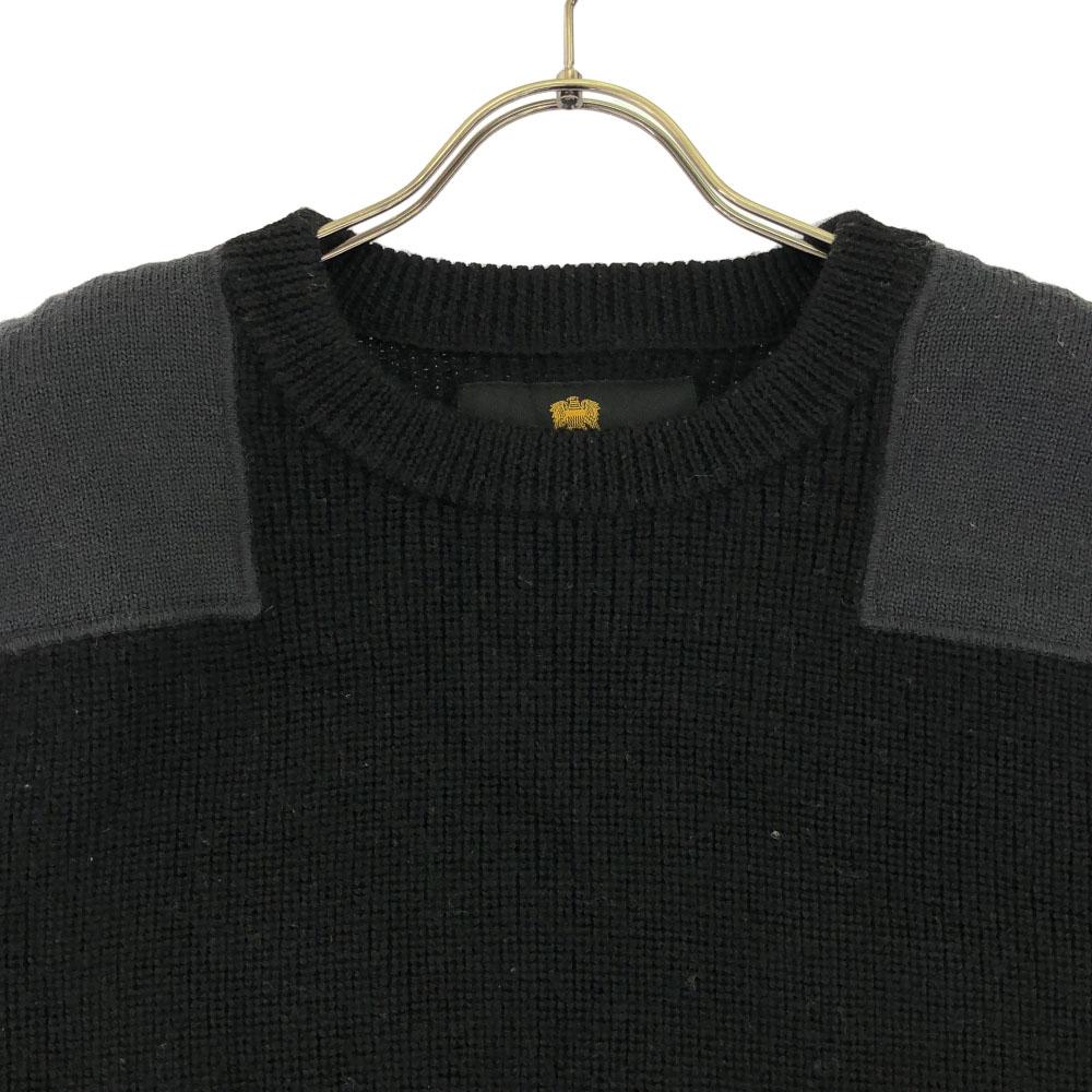 Neighborhood Wool Long Sleeve Knit M Black Sweater Men's Used