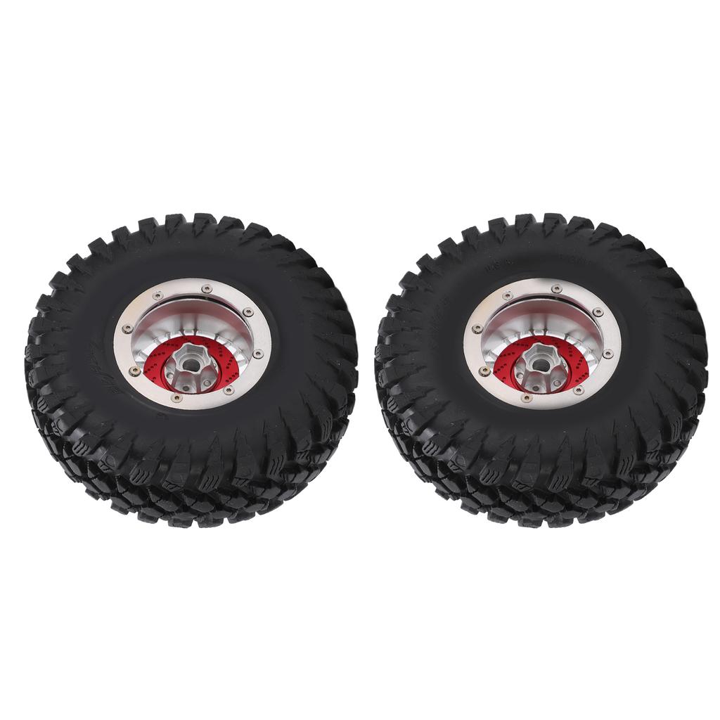 RC Tire 2.2 Inch   Rubber Alloy RC Car Wheel with Metal Wheel Hub RC Spare Upgrade Parts Accessory