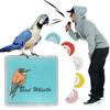 Mendoule Bird Call Whistles, Magical Bird Calling Tongue Whistles, Metal, 5-Piece Bird Call, Tongue Whistle Toy, Tweeting Noisemaker - Have Fun Creati