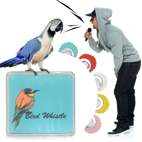 Mendoule Bird Call Whistles, Magical Bird Calling Tongue Whistles, Metal, 5-Piece Bird Call, Tongue Whistle Toy, Tweeting Noisemaker - Have Fun Creati