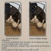 Exquisite Luxury High-end PhoneCase Glass TPU PhoneCase for Samsung Galaxy S26 S25 S24 S23 S22 S21 FE,Ultra,Plus Dropresistant