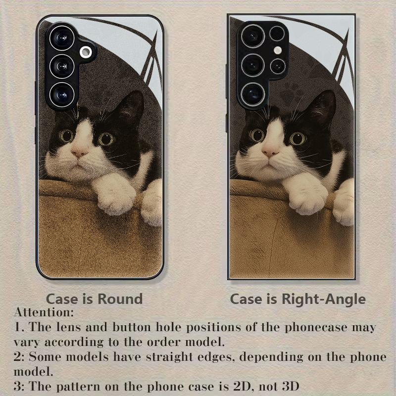 Exquisite Luxury High-end PhoneCase Glass TPU PhoneCase for Samsung Galaxy S26 S25 S24 S23 S22 S21 FE,Ultra,Plus Dropresistant
