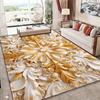 Europen 3D Flower Luxury Carpets for Living Room Sofa Large Area Rugs Comfort Non-slip Bedroom Decoration Rug Washable Table Mat