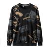 2020 Men's Plus Size Cotton Sweatshirt - Round Neck Long Sleeve, Extra Large Fit (Spring/Autumn)
