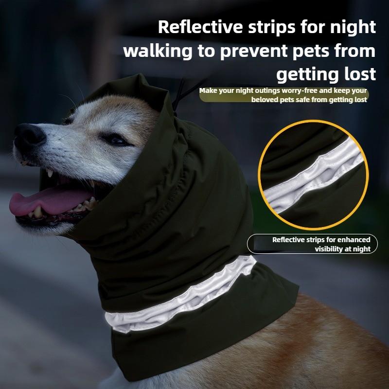 Winter Dog Hood for Cold Protection and Warmth Pet Outdoor Travel Accessories