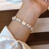 Baroque Freshwater Pearl Shell Cat-shaped Bracelet, Fashionable and Elegant, Personalized Mother-of-pearl Necklace