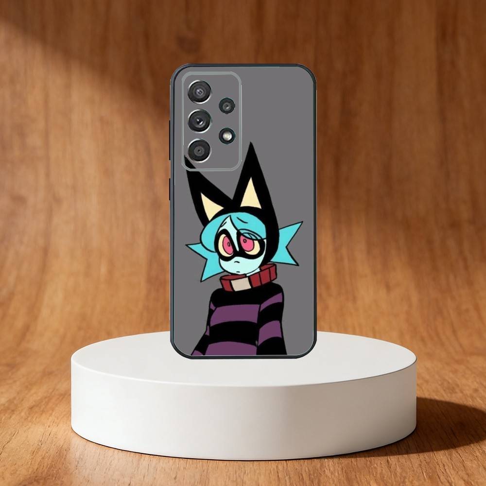 Anime P-Psychocuties Phone Case For Samsung S25,S24,S21,S22,S23,S30,Ultra,S20,Plus,Fe,Note,10,9,5G Black Cover