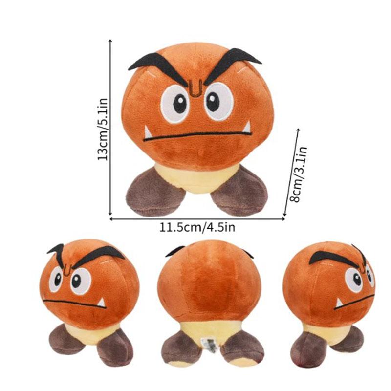 Peluche Mario Bros Goomba con Ali Goomba Ken Carson Goomba Toad Peluche Animale Anime Bambola Peluche per Regalo di Compleanno