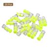 20pcs Plastic Spring Cord Lock Clamp Toggle Clip Stopper Toggle Clip Rope Clamp Buckle For Drawstring Bag Hat Clothes Shoelace