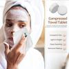 Compressed Towel Disposable Portable Face Towel Cotton Coin Tissue Suitable for Travel Camping Hiking Sports Beauty Salons